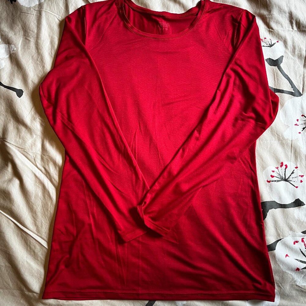 COPY - Uniqlo Heattech Longsleeve Red shirt size XL